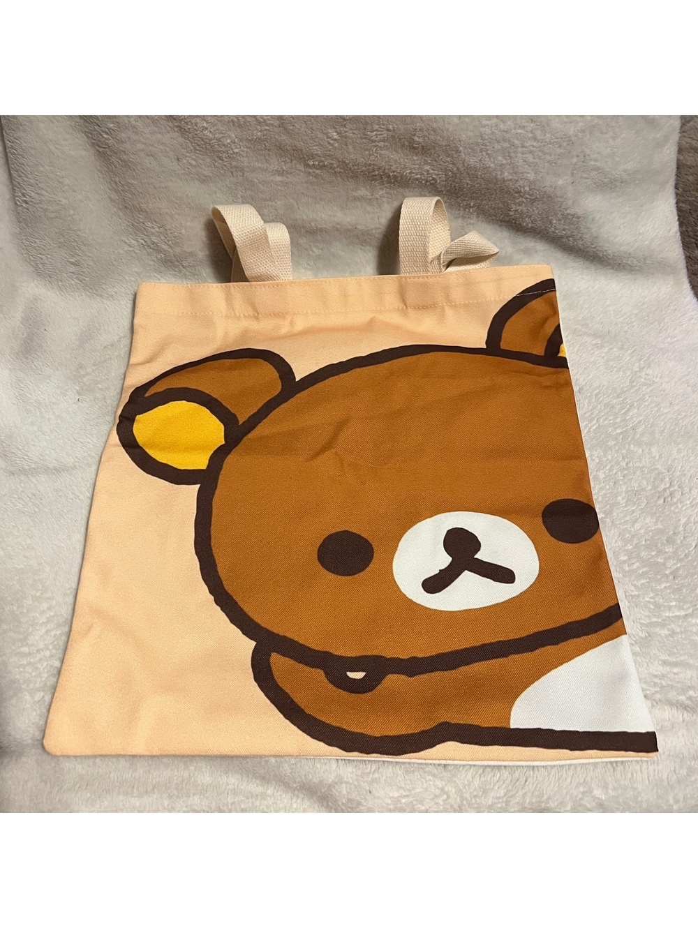 Rilakkuma Cream Tote Bag